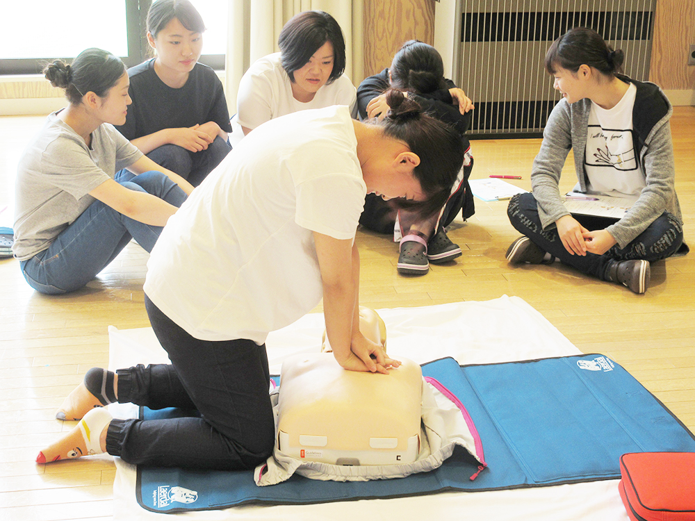 看護専門学校の授業の様子